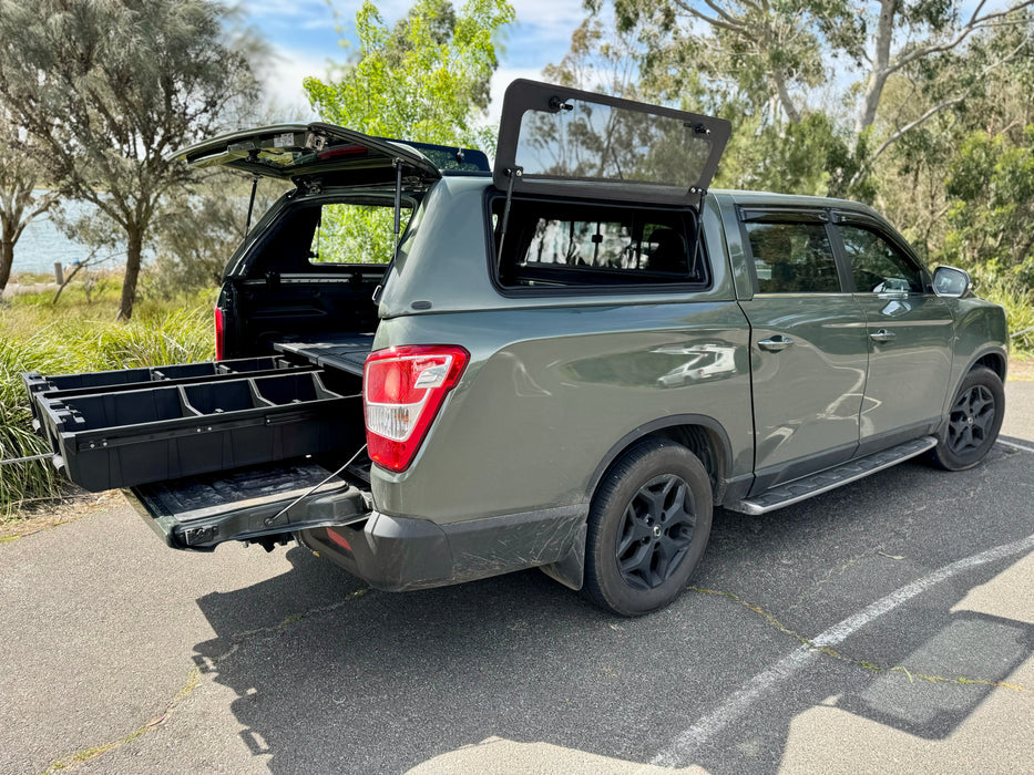 SsangYong Musso Weather-resistant Ute Drawer System For XLV (Long Tub) 2018-2024