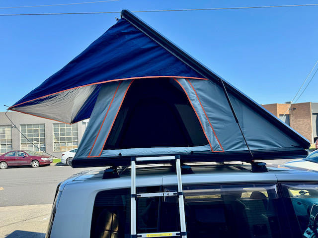 Aluminium 2 Person HardShell Roof Top Tent with Side Awning