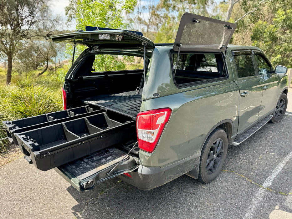 SsangYong Musso Weather-resistant Ute Drawer System For XLV (Long Tub) 2018-2024