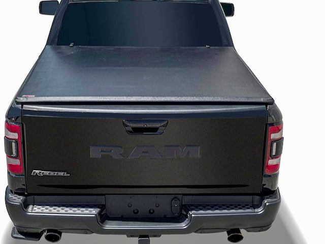 Tri-Fold Soft Tonneau Cover for Dodge RAM 1500 DT 2019-2024 5'7" TUB