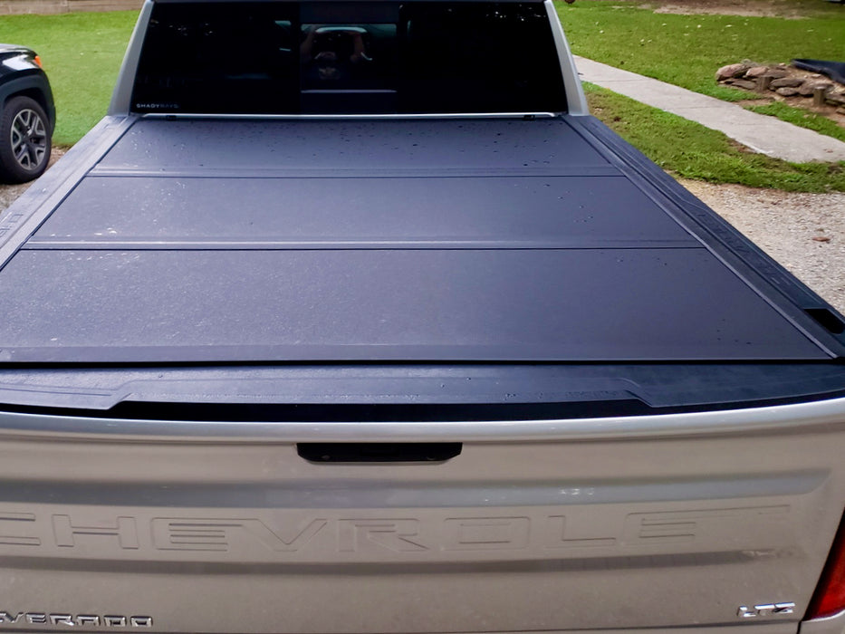 Quad-Fold Chevrolet Silverado Hard Lid Tonneau Cover 1500 2014-2024 5'7" TUB