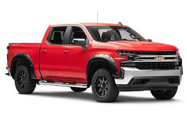 Textured Fender Flares For Chevrolet Silverado 1500 2019-2024