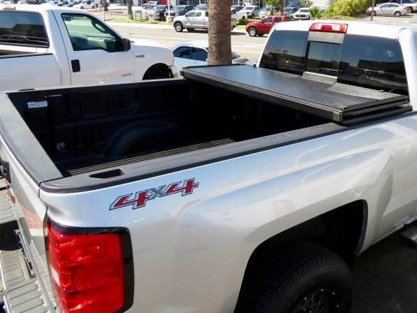 Tri-Fold Hard Lid Tonneau Cover For Chevrolet Silverado 1500 2014-2024 5'7" TUB