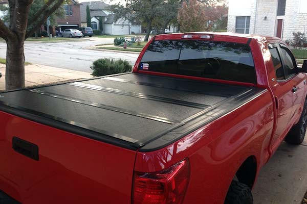 Quad-Fold Ford F-150 Hard Lid Tonneau Cover 2015-2019 6'5" TUB