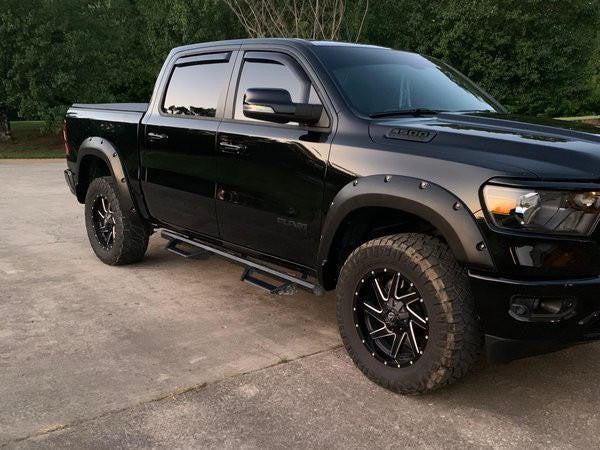 Textured Fender Flares For Dodge RAM 1500 DT 2019-2024