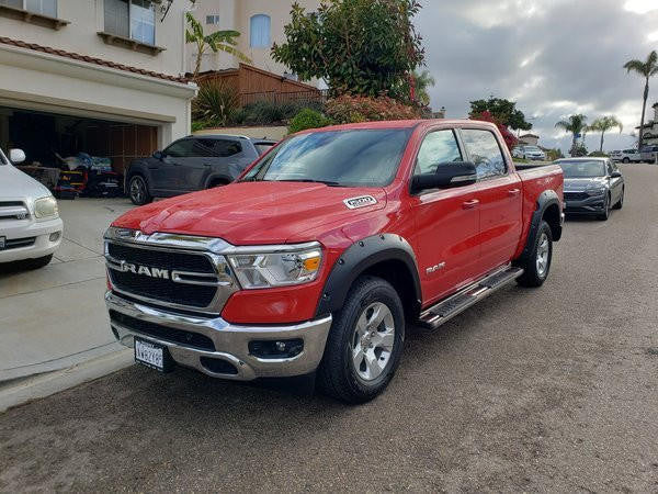 Textured Fender Flares For Dodge RAM 1500 DT 2019-2024