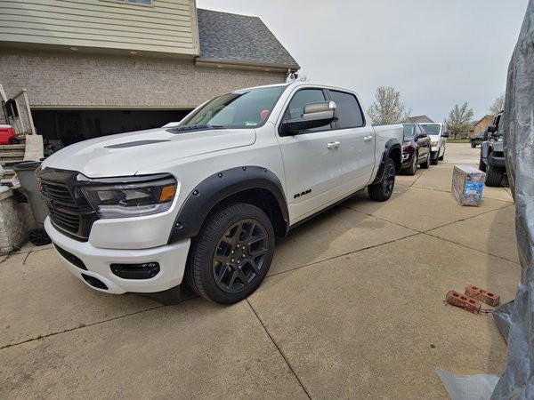 Textured Fender Flares For Dodge RAM 1500 DT 2019-2024