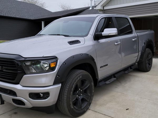 Textured Fender Flares For Dodge RAM 1500 DT 2019-2024