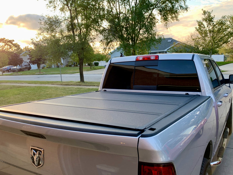 Quad-Fold RAM 1500 DS Hard Lid Tonneau Cover 2009-2023 5'7" TUB