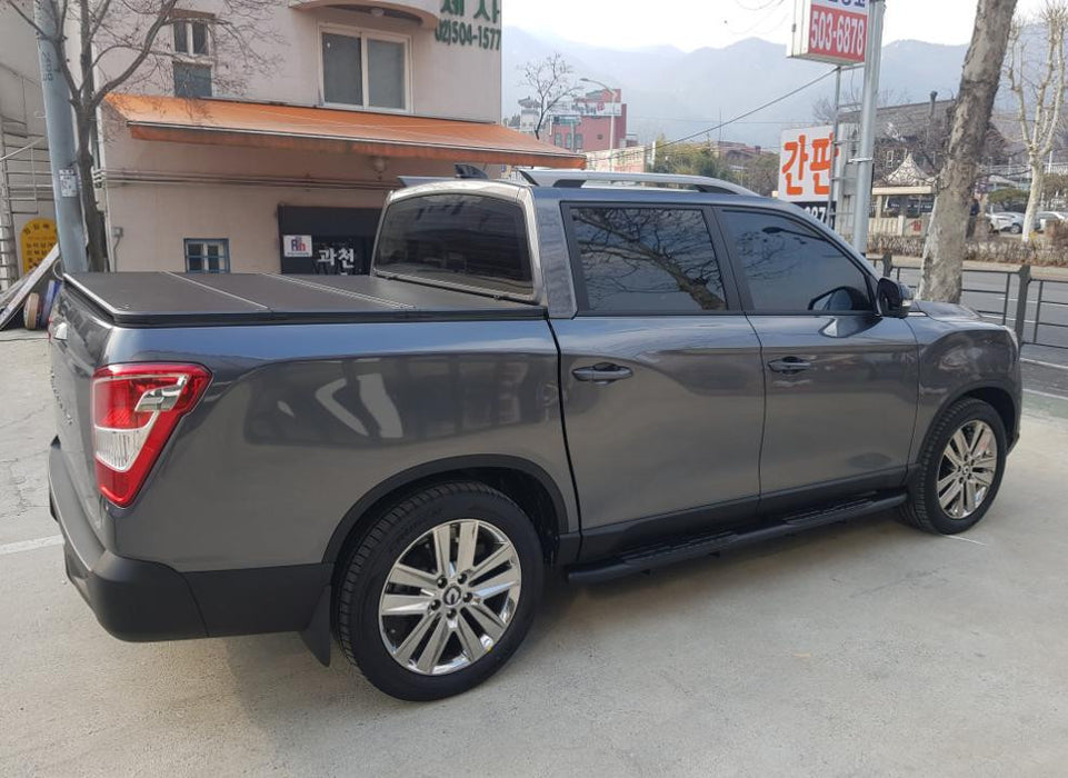 Tri-Fold Hard Lid Tonneau Cover for SsangYong Musso (Short Tub) 2018+