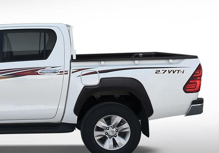 Textured Fender Flares For Toyota HiLux Double Cab Ute 2015-2024