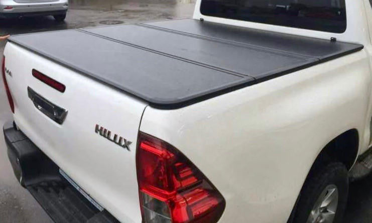 Tri-Fold Hard Lid Tonneau Cover for Toyota Hilux SR5 2015-2024