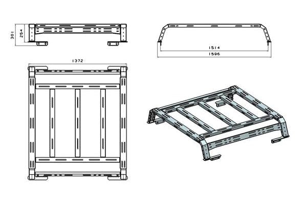 Universal Multifunction Utility Rack