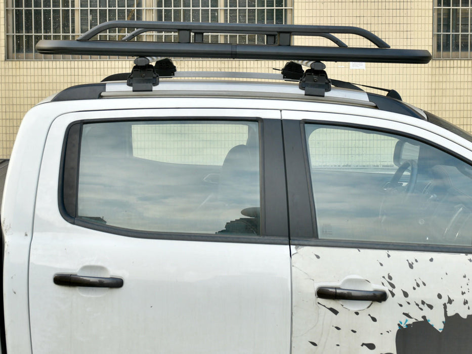 Aluminium Flat Roof Rack with Rails 1.55m Universal