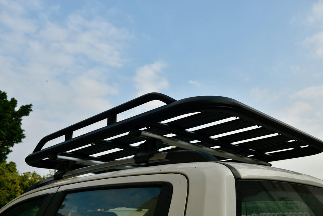 Aluminium Flat Roof Rack with Rails 1.55m Universal